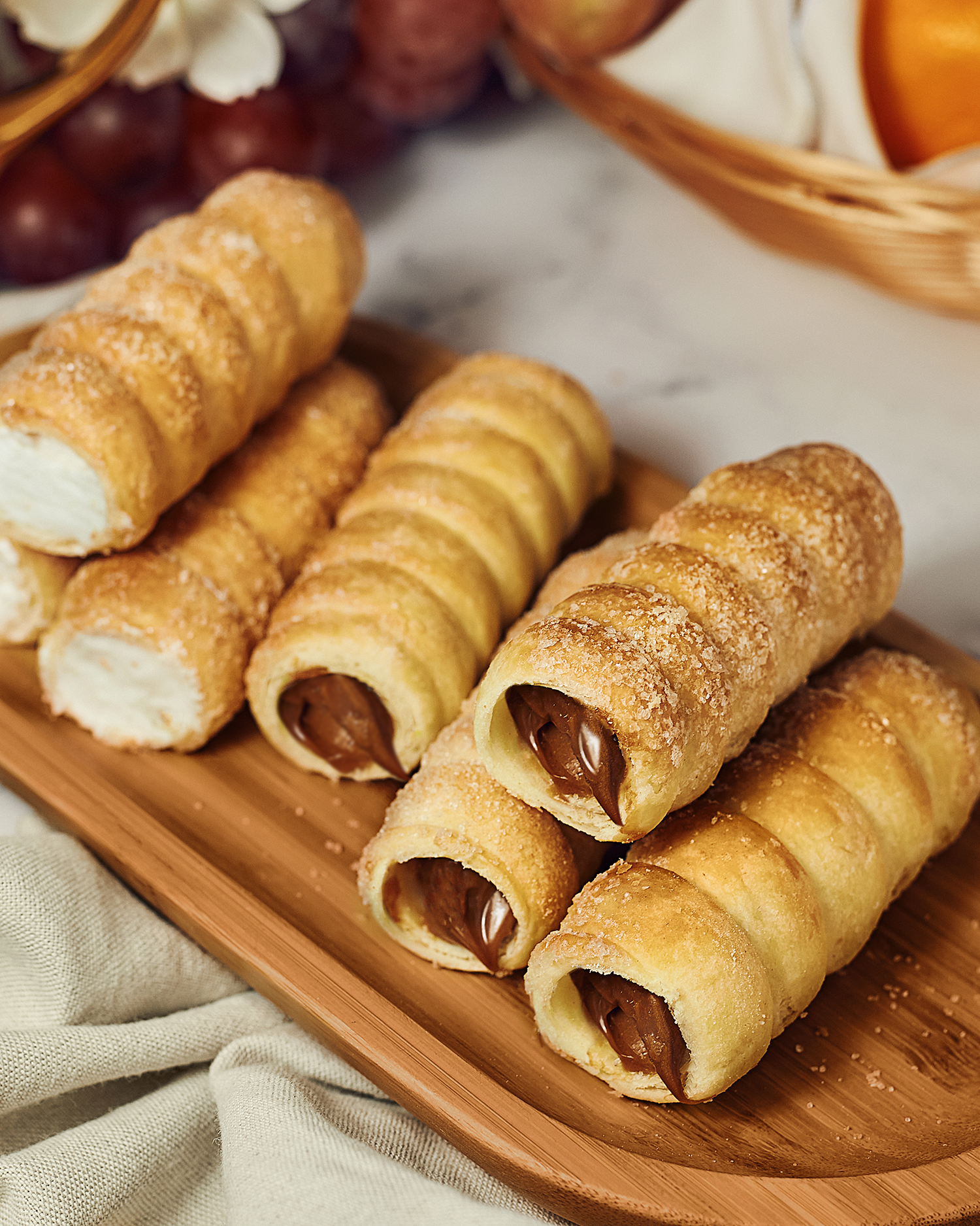 Tubusoare Perla cu frisca sau caramel